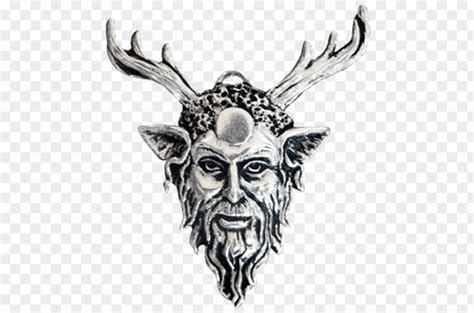 Wiccan horned stag god